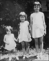 Louise and her sisters.