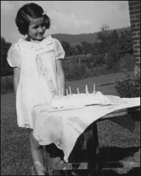 Louise on her 8th birthday
